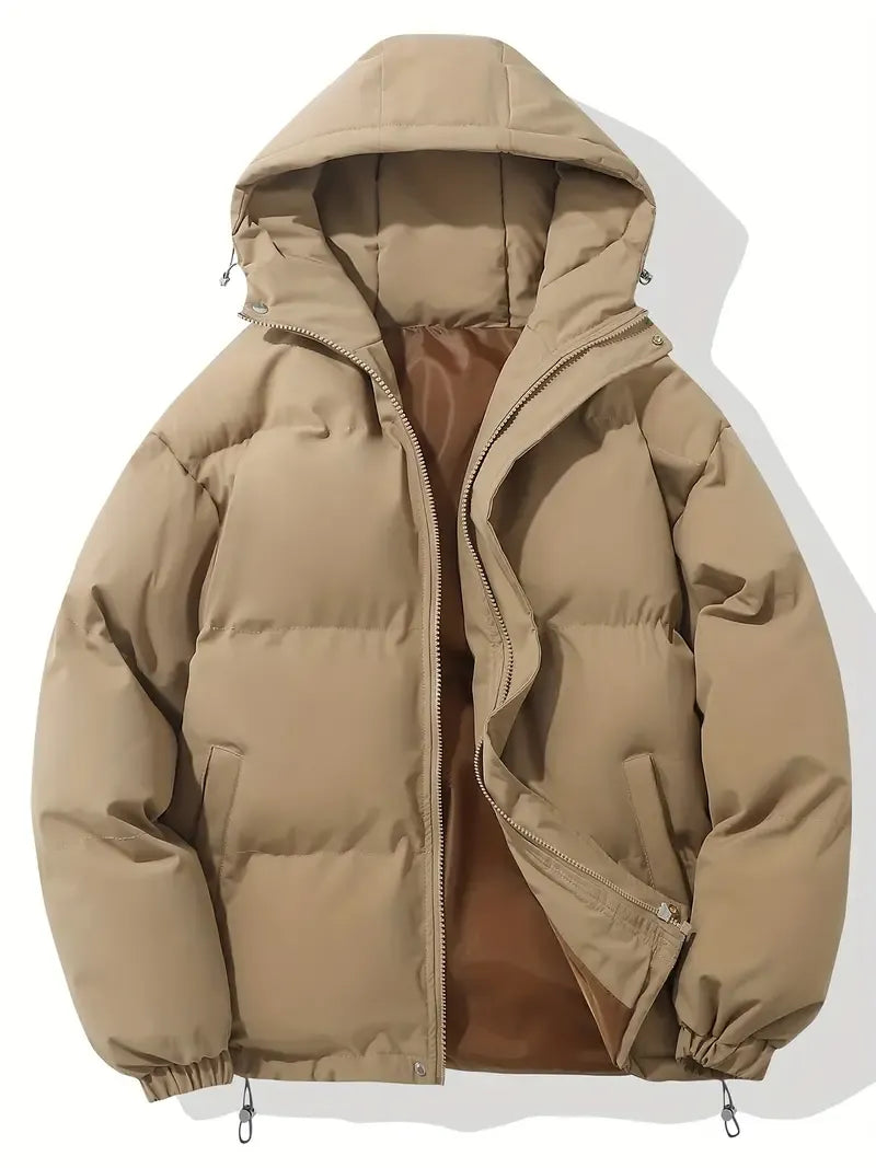 Women's Puffer Jacket | Quilted Hooded Oversized