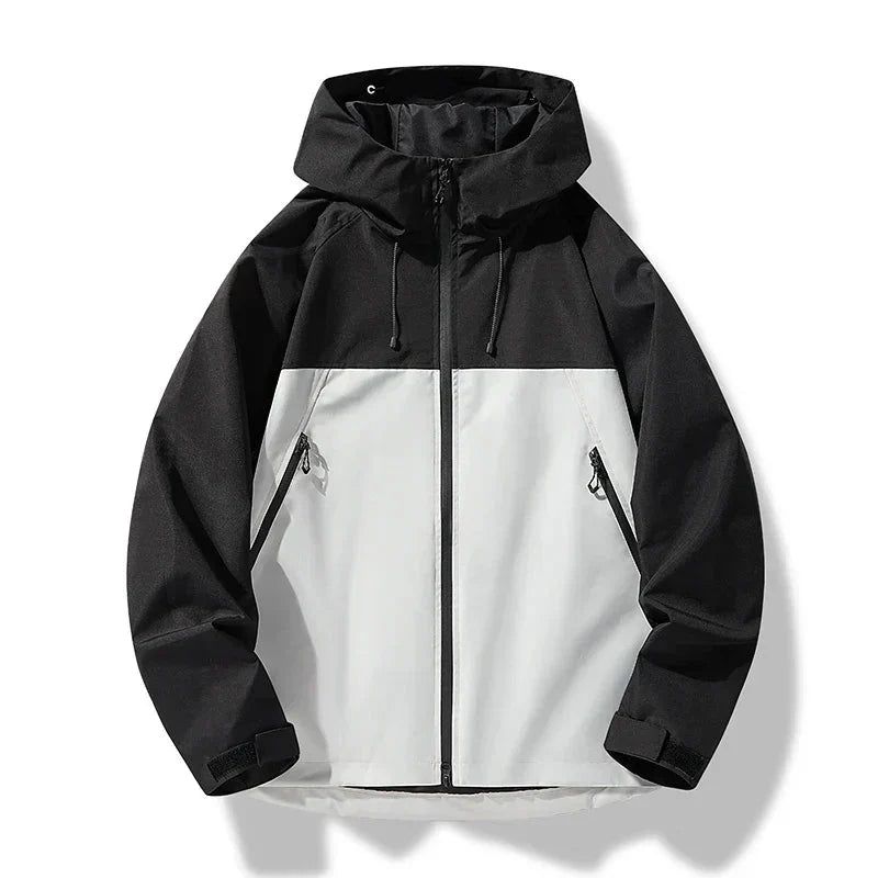 Hooded Jacket - Full Zip Drawstring Hood Women's Jacket