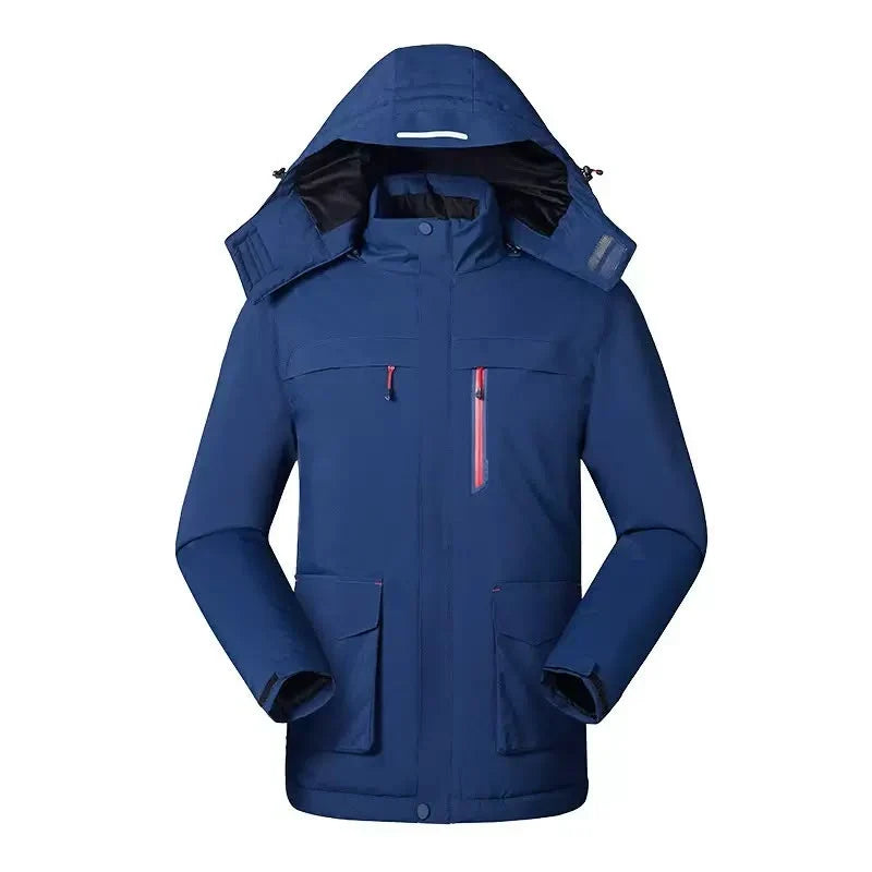 Women's Waterproof Jacket | Fleece Lined Hooded Long Sleeve