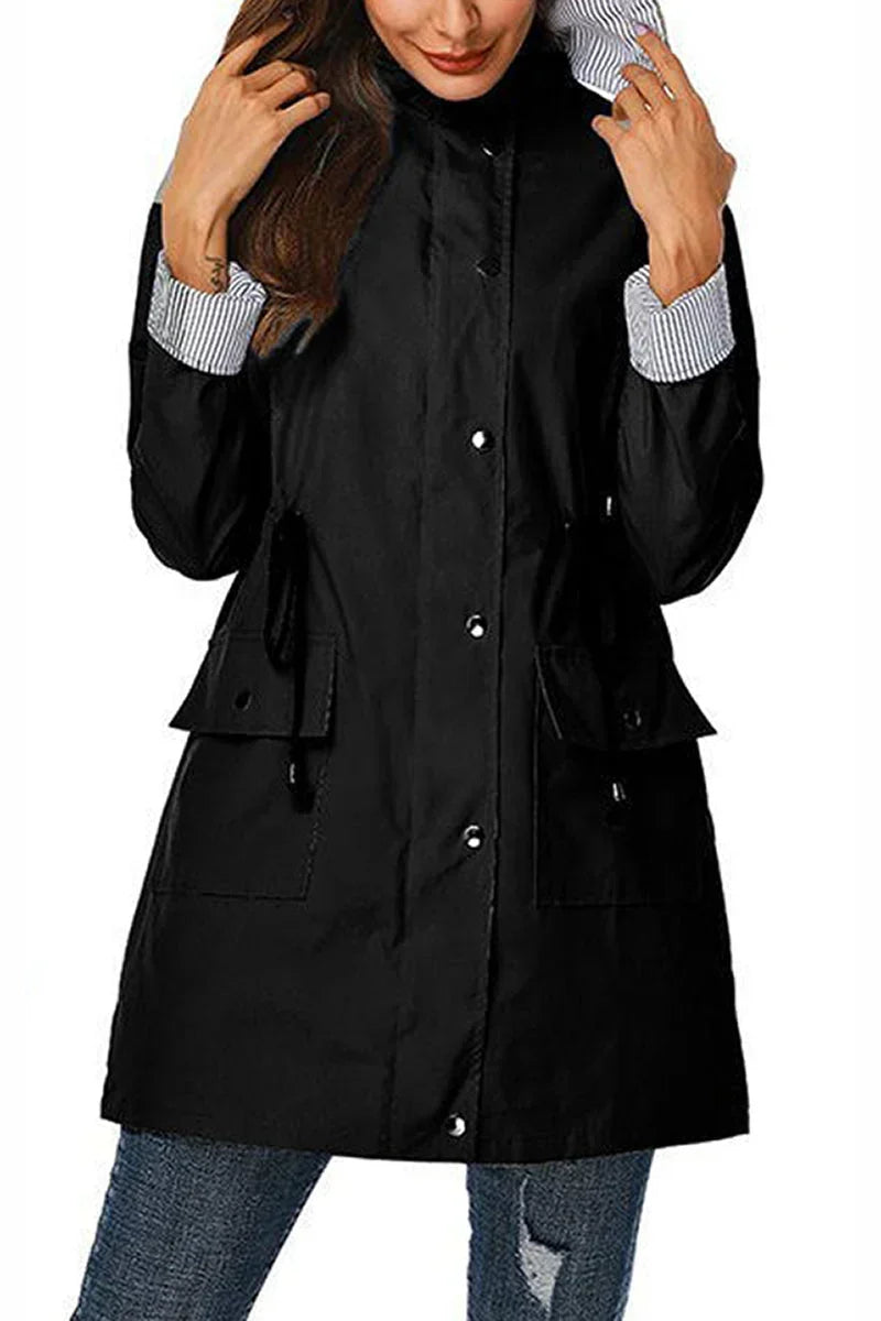 Women's Weatherproof Jacket | Hooded Raincoat Lined