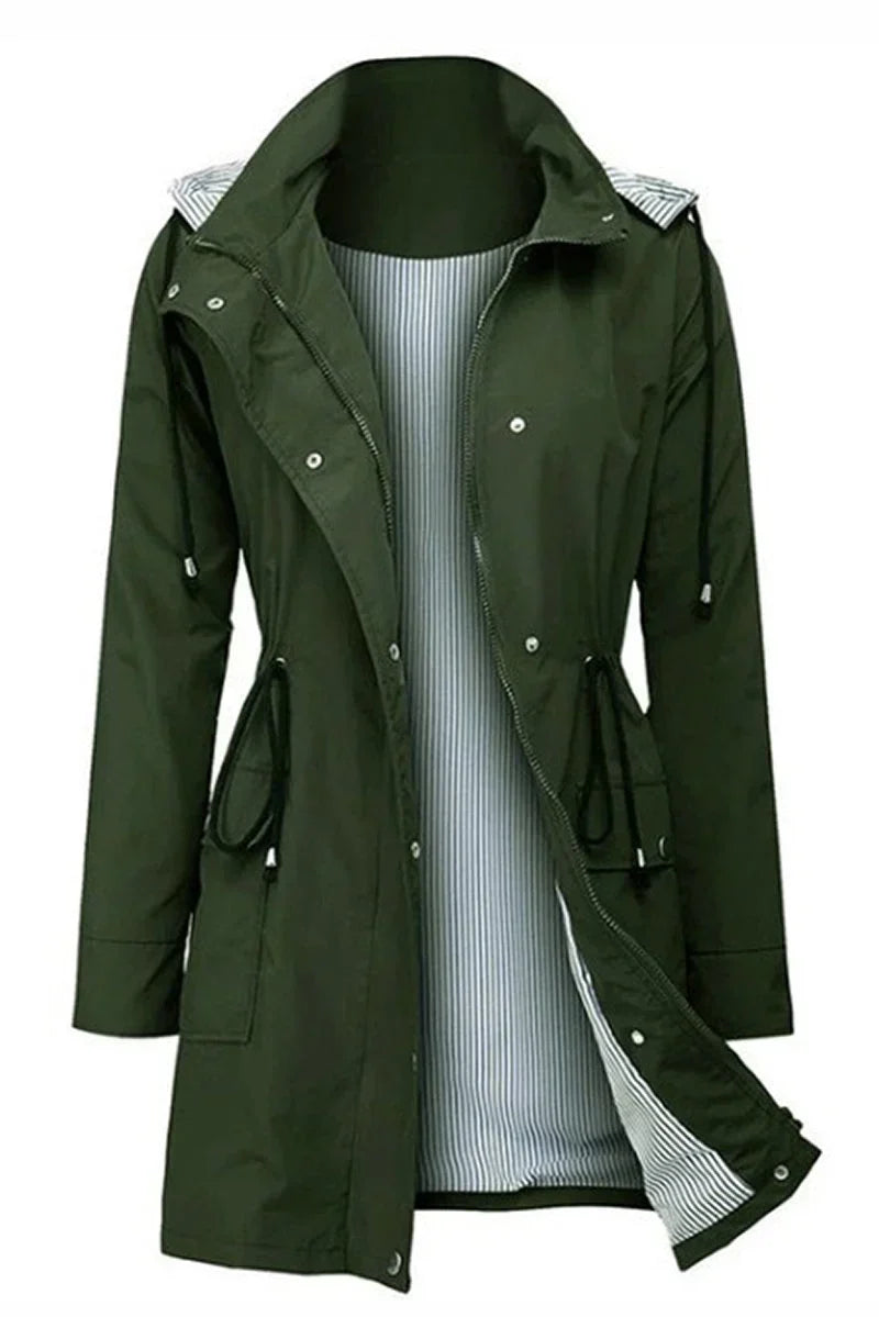 Women's Weatherproof Jacket | Hooded Raincoat Lined