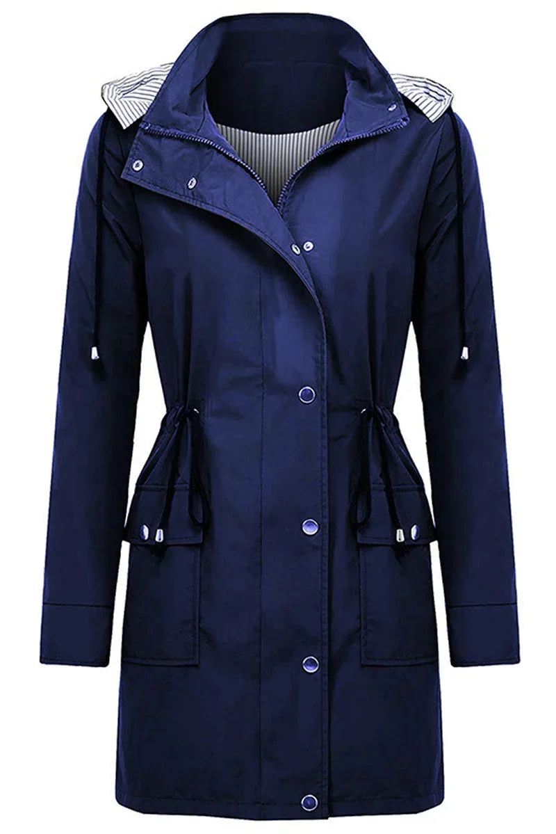 Women's Weatherproof Jacket | Hooded Raincoat Lined