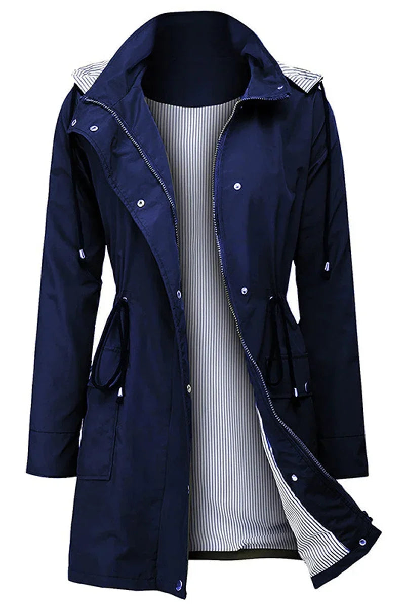 Women's Weatherproof Jacket | Hooded Raincoat Lined