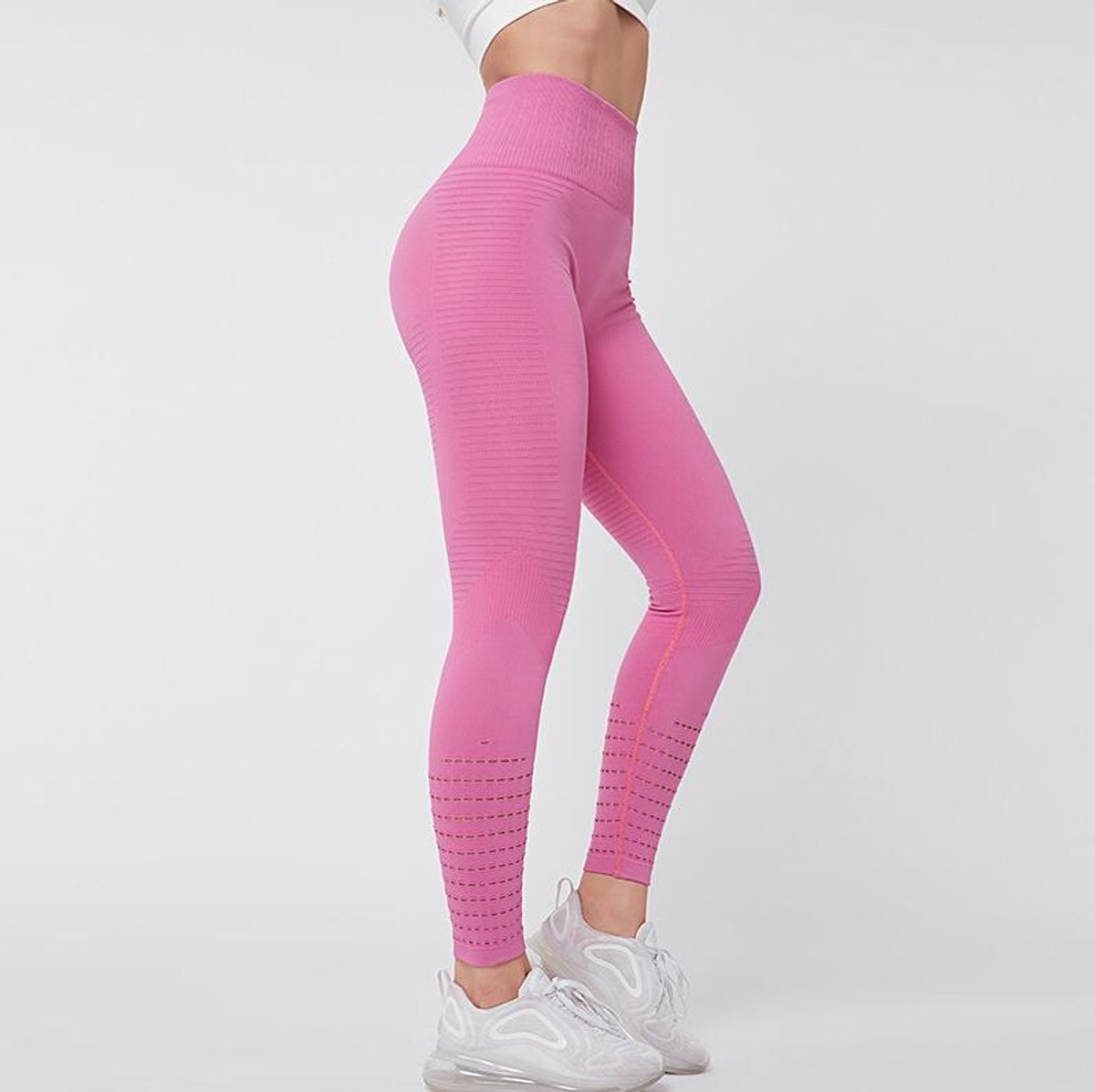 Women's High-Waist Seamless Cutout Workout Legging
