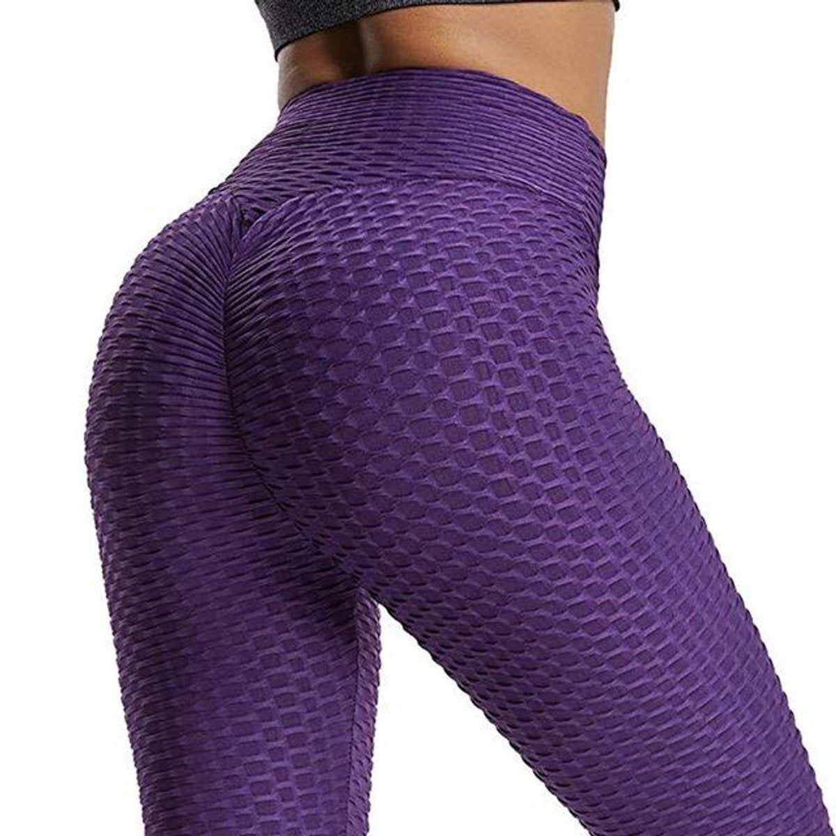 Women's High-Waist Textured Compression Legging