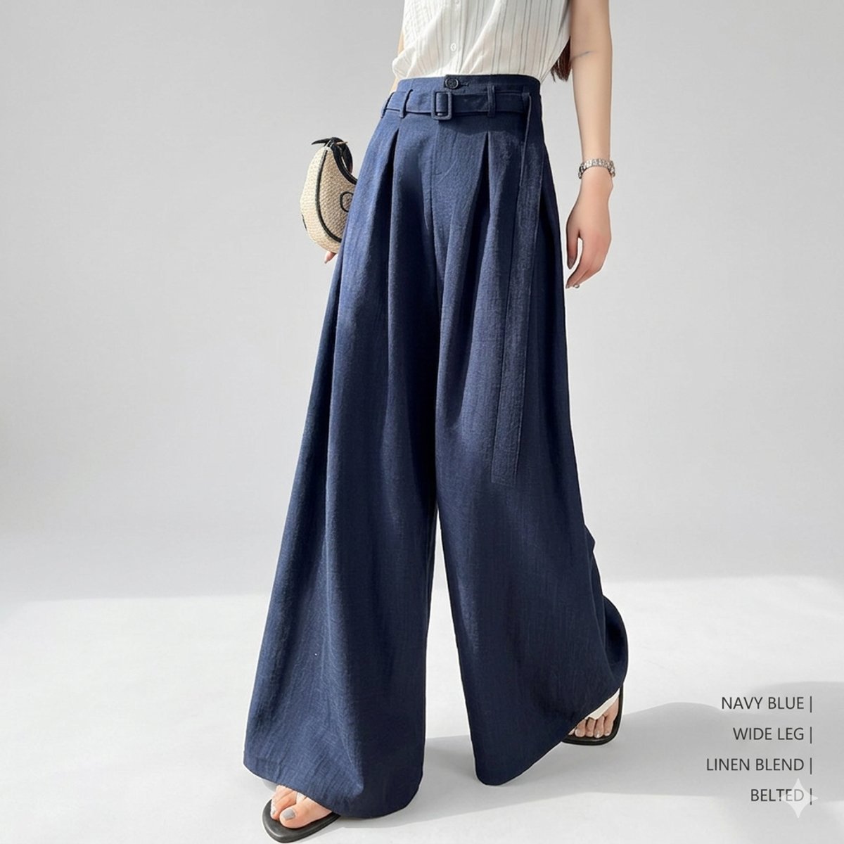 Women's High Waisted Jeans Flared A-Line Denim Maxi Skirt