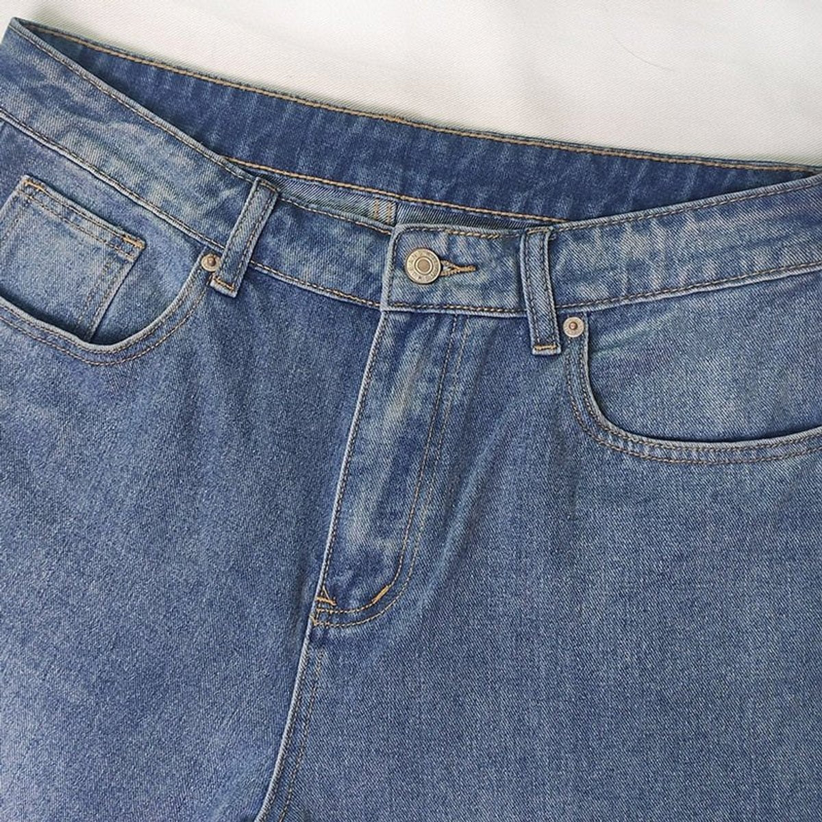 Women's High Waisted Jeans Wide Leg Relaxed Fit Cotton Denim Pants