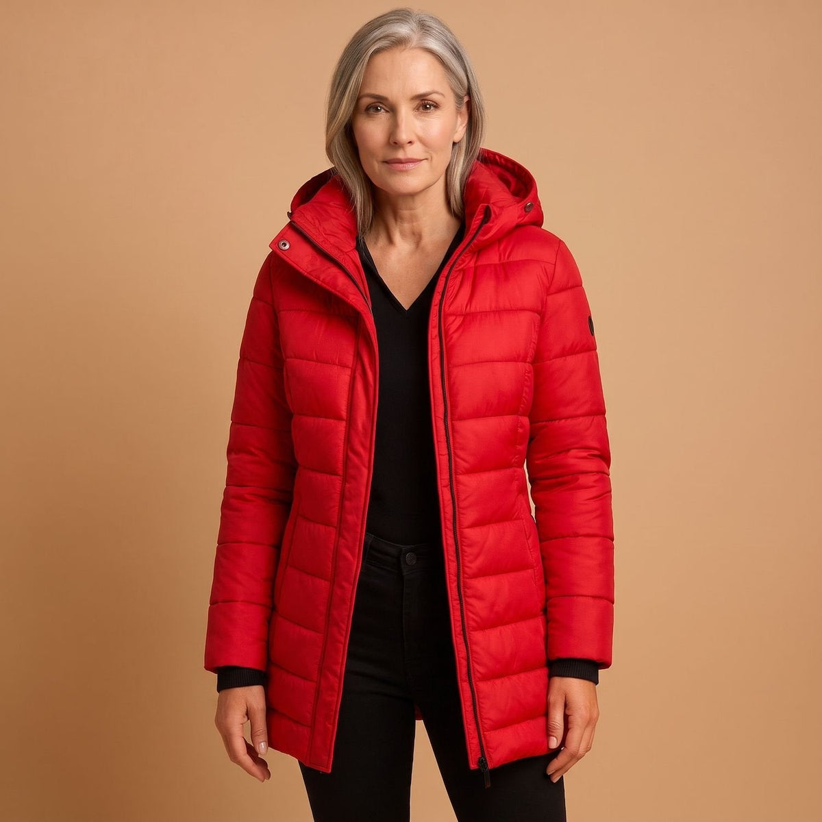 Penelope | Women's Lightweight Hooded Quilted Puffer Jacket