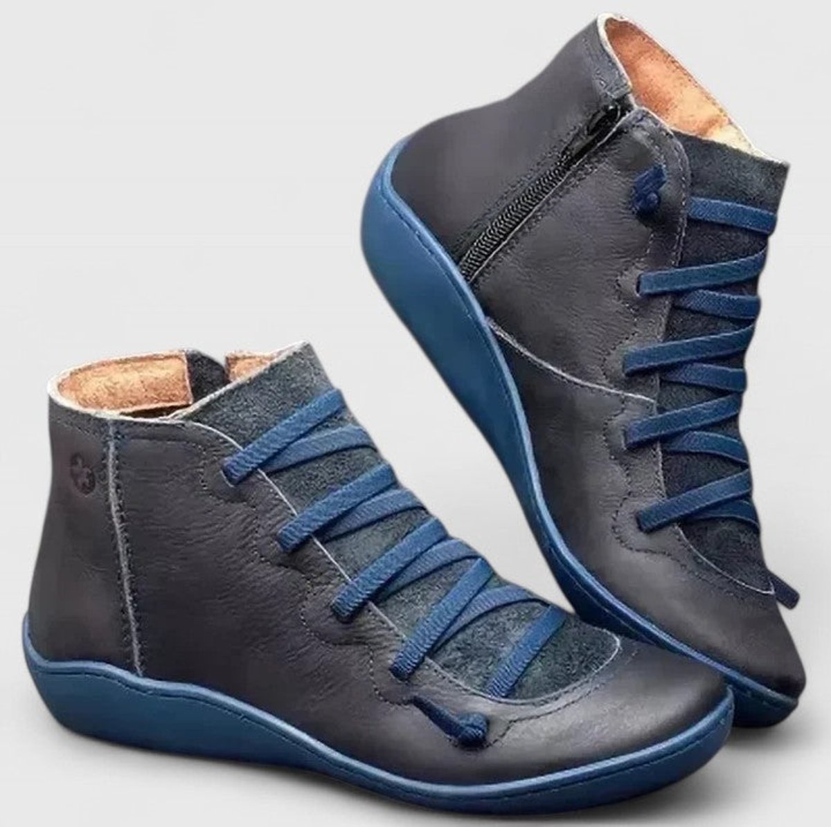 Women's Orthopedic Arch-Support Lace-Up Ankle Boots