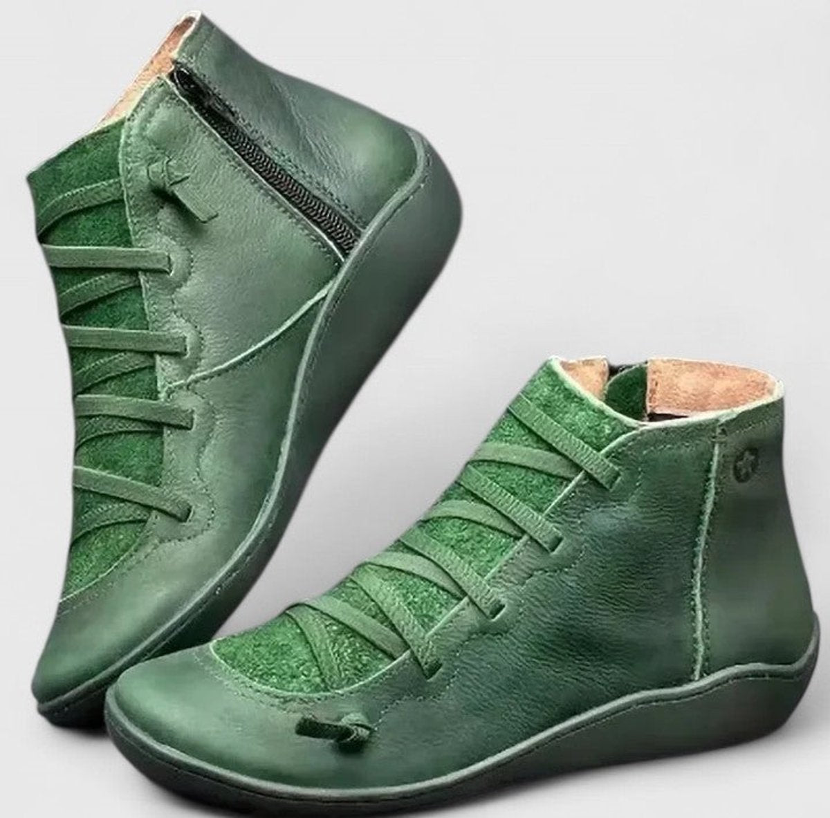 Women's Orthopedic Arch-Support Lace-Up Ankle Boots