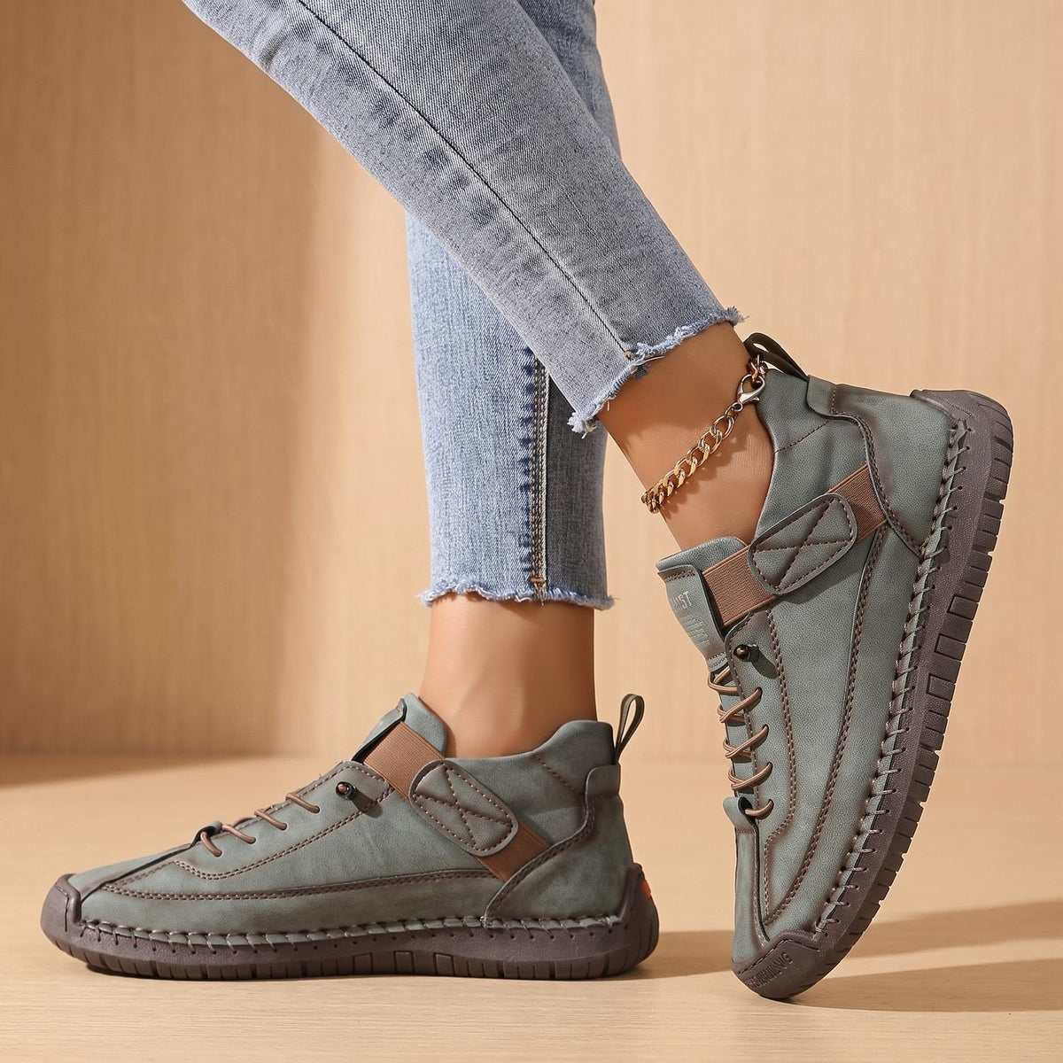 Madison | Women's Orthopedic Arch-Support Lace-Up Low-Top Sneakers