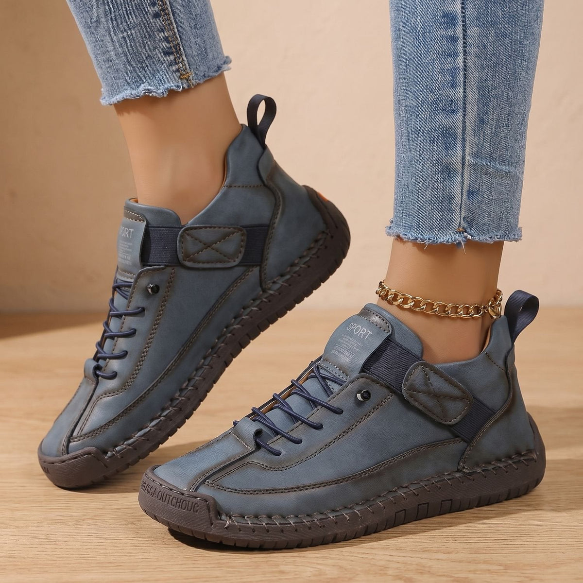 Madison | Women's Orthopedic Arch-Support Lace-Up Low-Top Sneakers