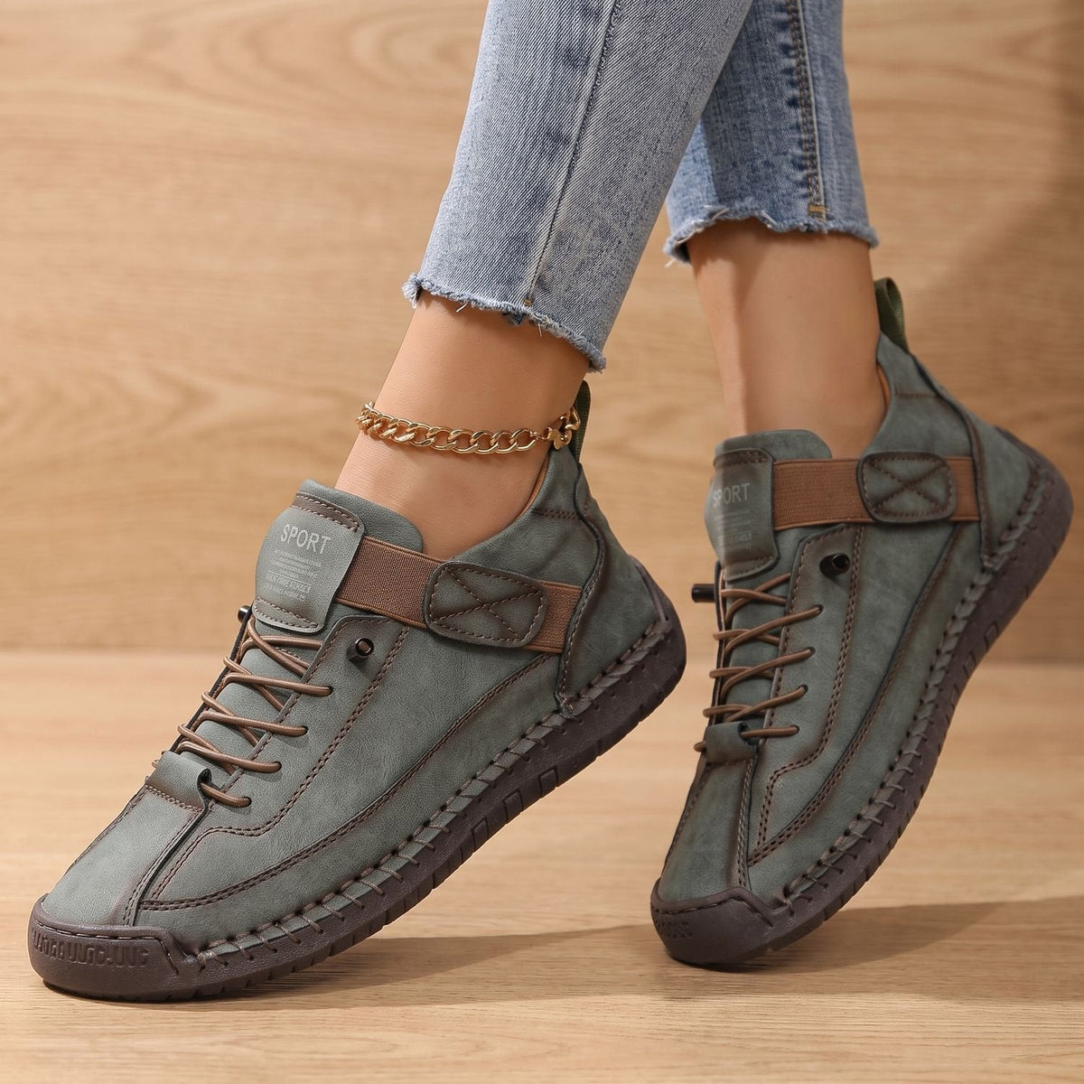 Madison | Women's Orthopedic Arch-Support Lace-Up Low-Top Sneakers