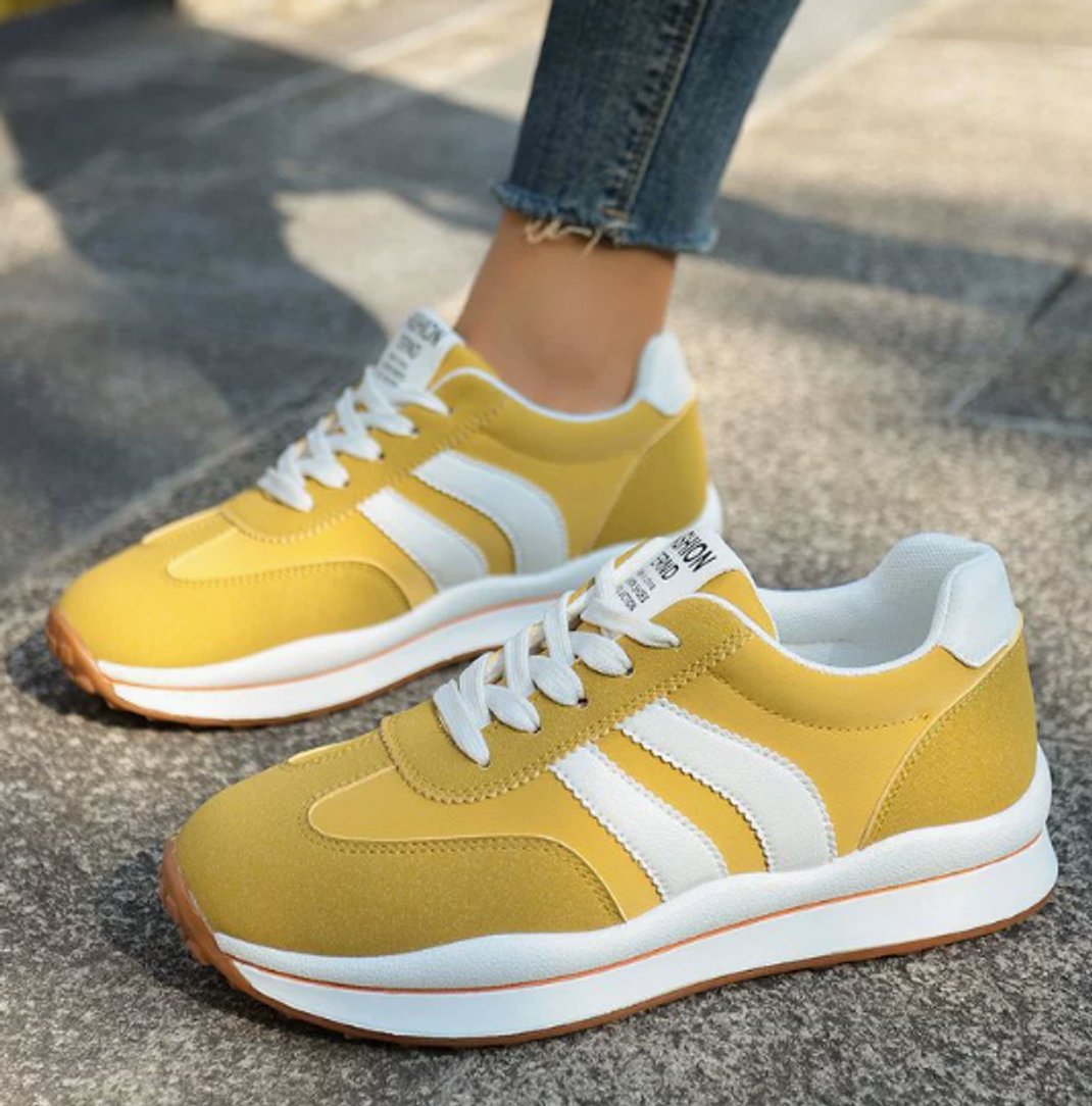 Women's Orthopedic Arch-Support Lace-Up Retro Sneakers