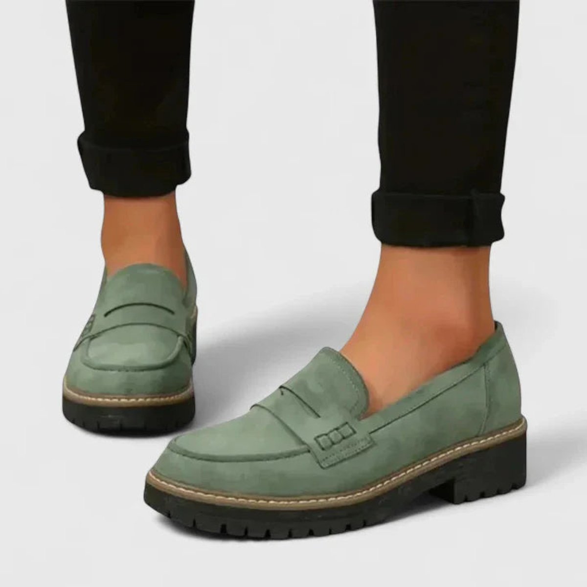 Women's Orthopedic Arch-Support Slip-On Platform Loafers