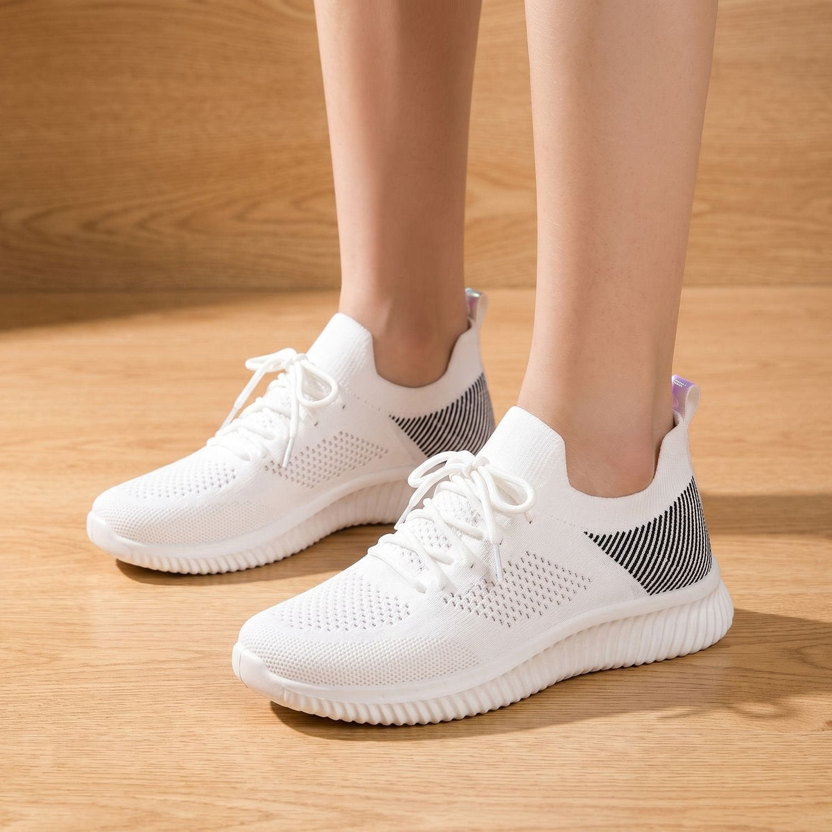 Isabella | Women's Orthopedic Breathable Knit Lace-Up Sneakers
