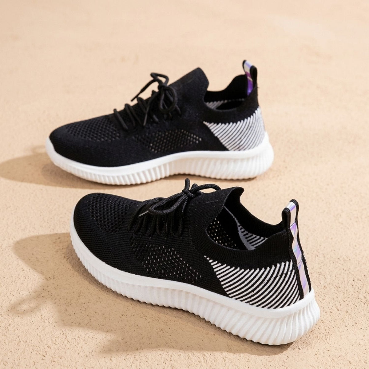 Isabella | Women's Orthopedic Breathable Knit Lace-Up Sneakers