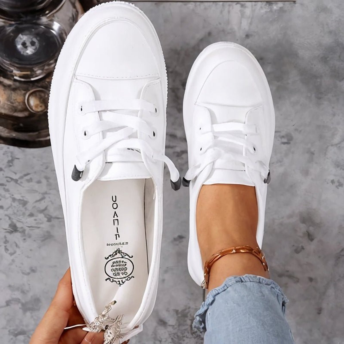 Women's Orthopedic Lace-Up Arch-Support Casual Sneakers