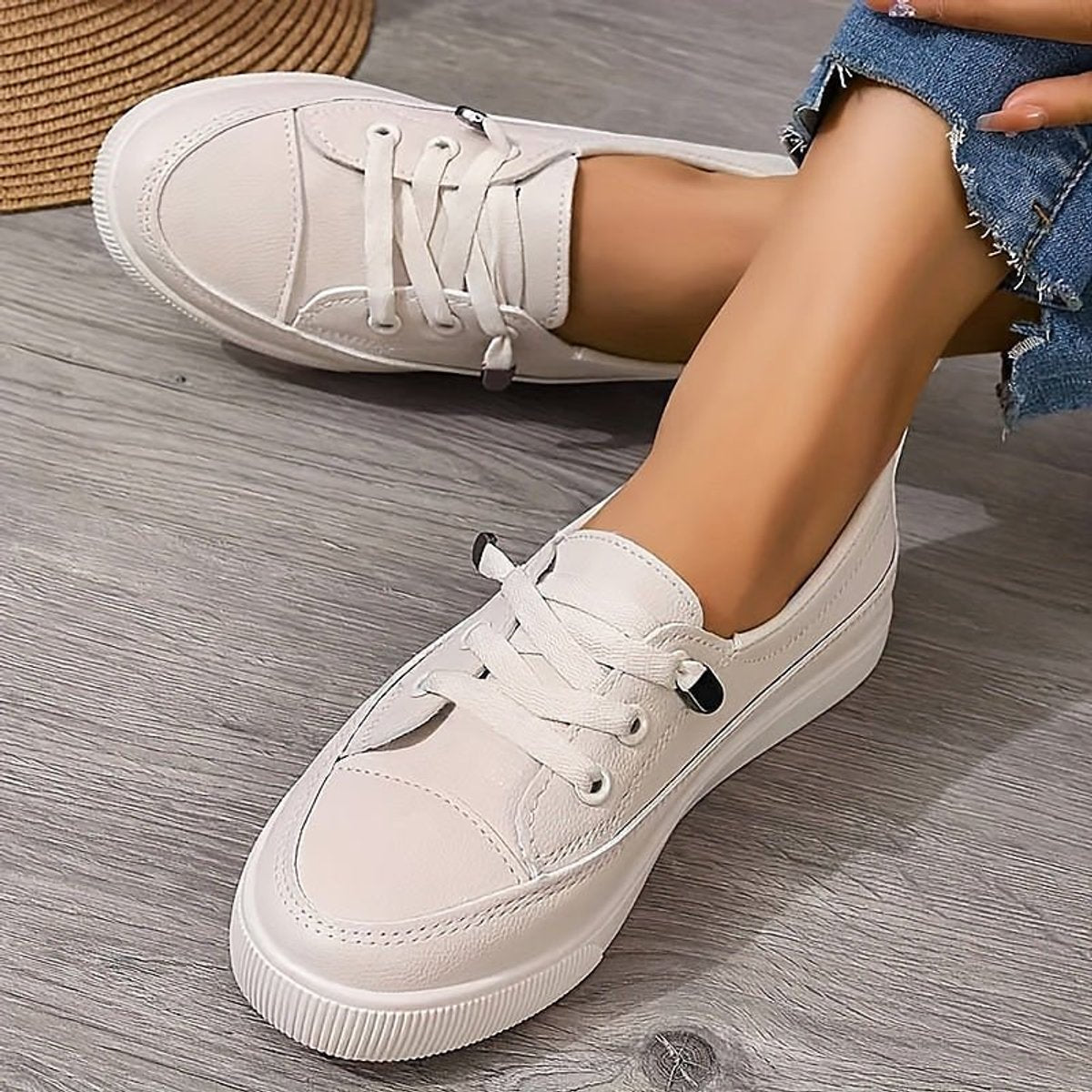 Women's Orthopedic Lace-Up Arch-Support Casual Sneakers
