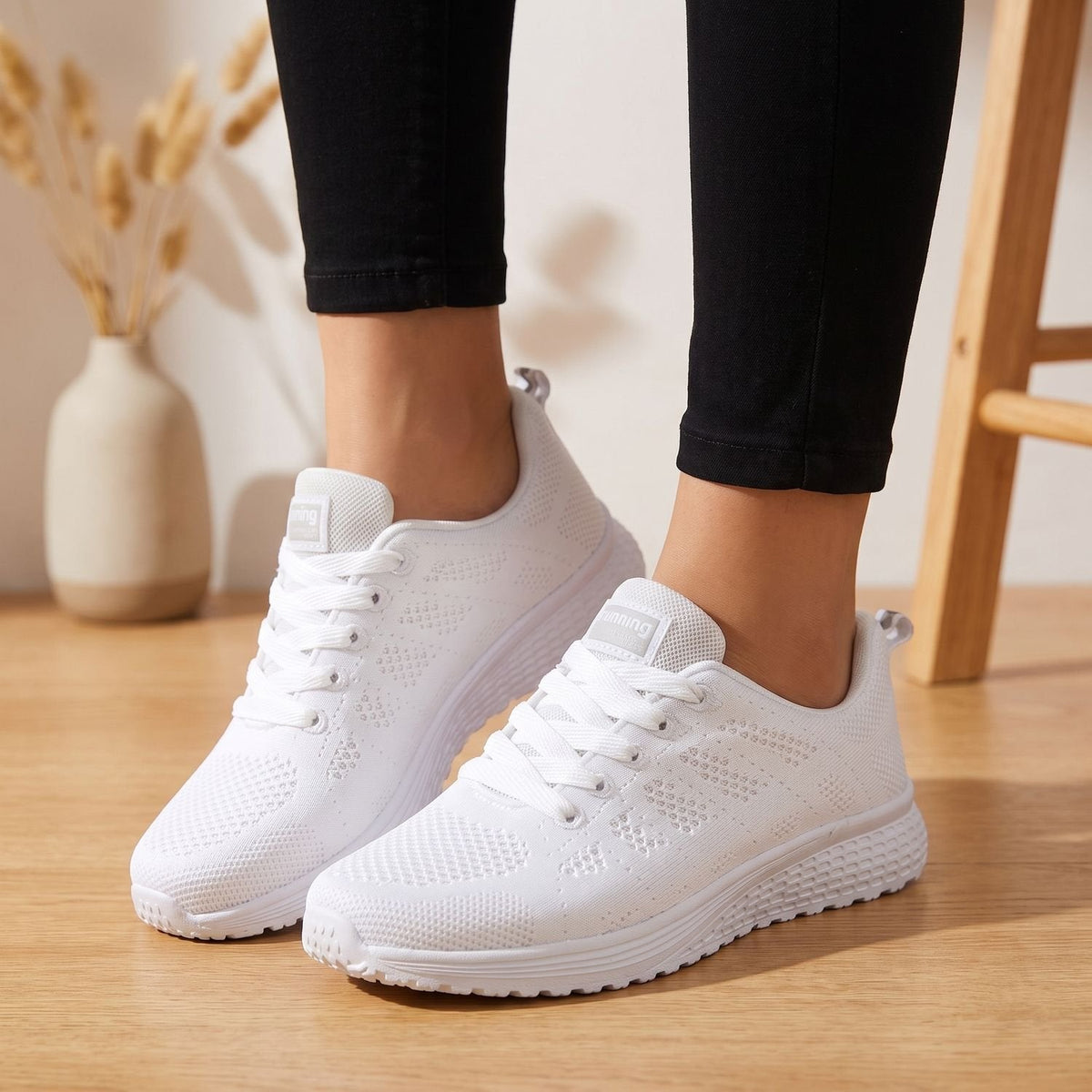 Mia | Women's Orthopedic Lace-Up Breathable Mesh Sneakers
