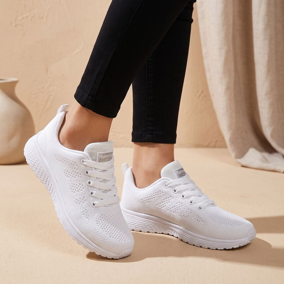Mia | Women's Orthopedic Lace-Up Breathable Mesh Sneakers