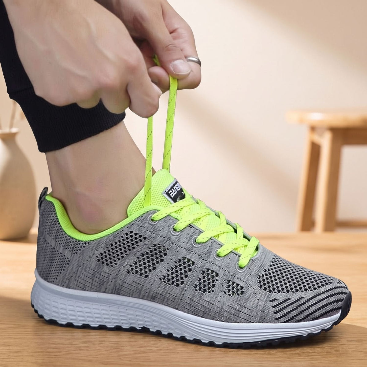 Mia | Women's Orthopedic Lace-Up Breathable Mesh Sneakers