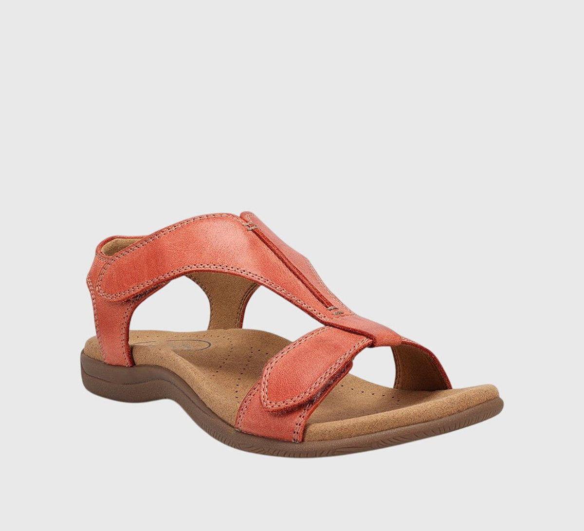 Women's Orthopedic Velcro-Strap Open-Toe Flat Sandals