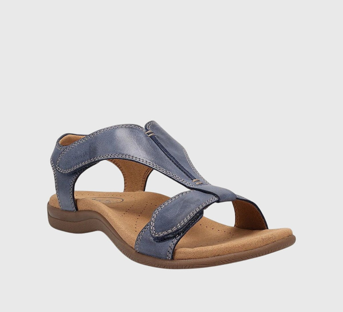 Women's Orthopedic Velcro-Strap Open-Toe Flat Sandals