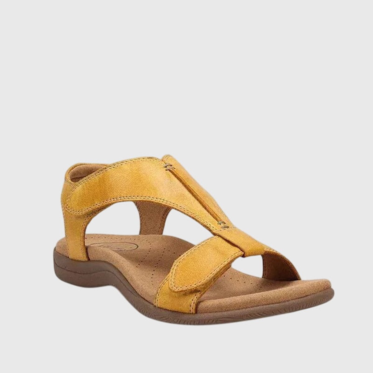 Women's Orthopedic Velcro-Strap Open-Toe Flat Sandals