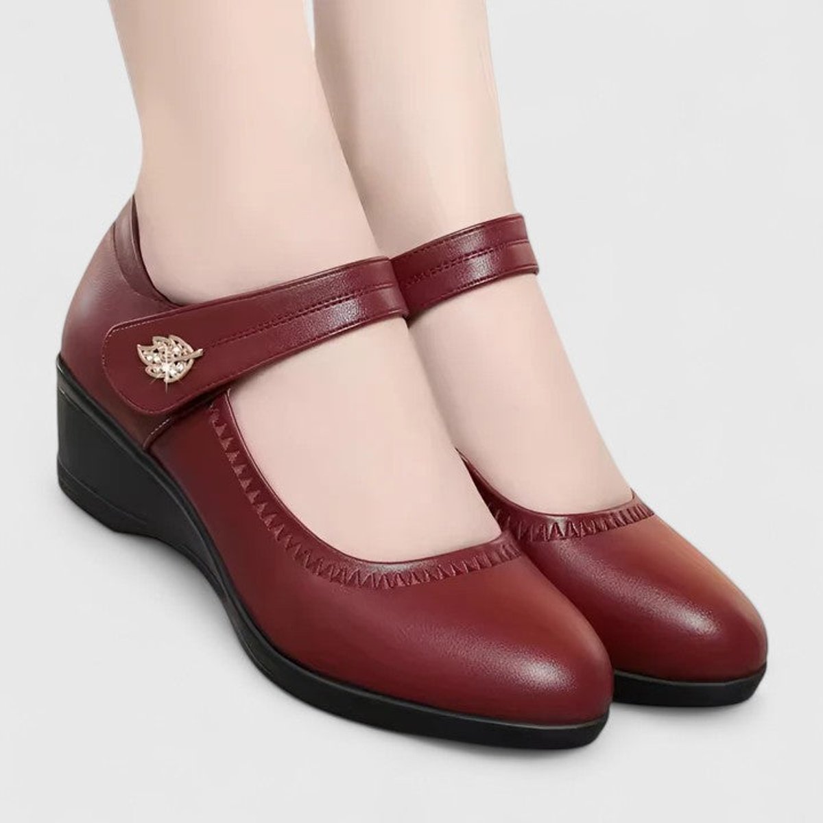 Women's Orthopedic Wedge Mary Jane Comfort Shoes