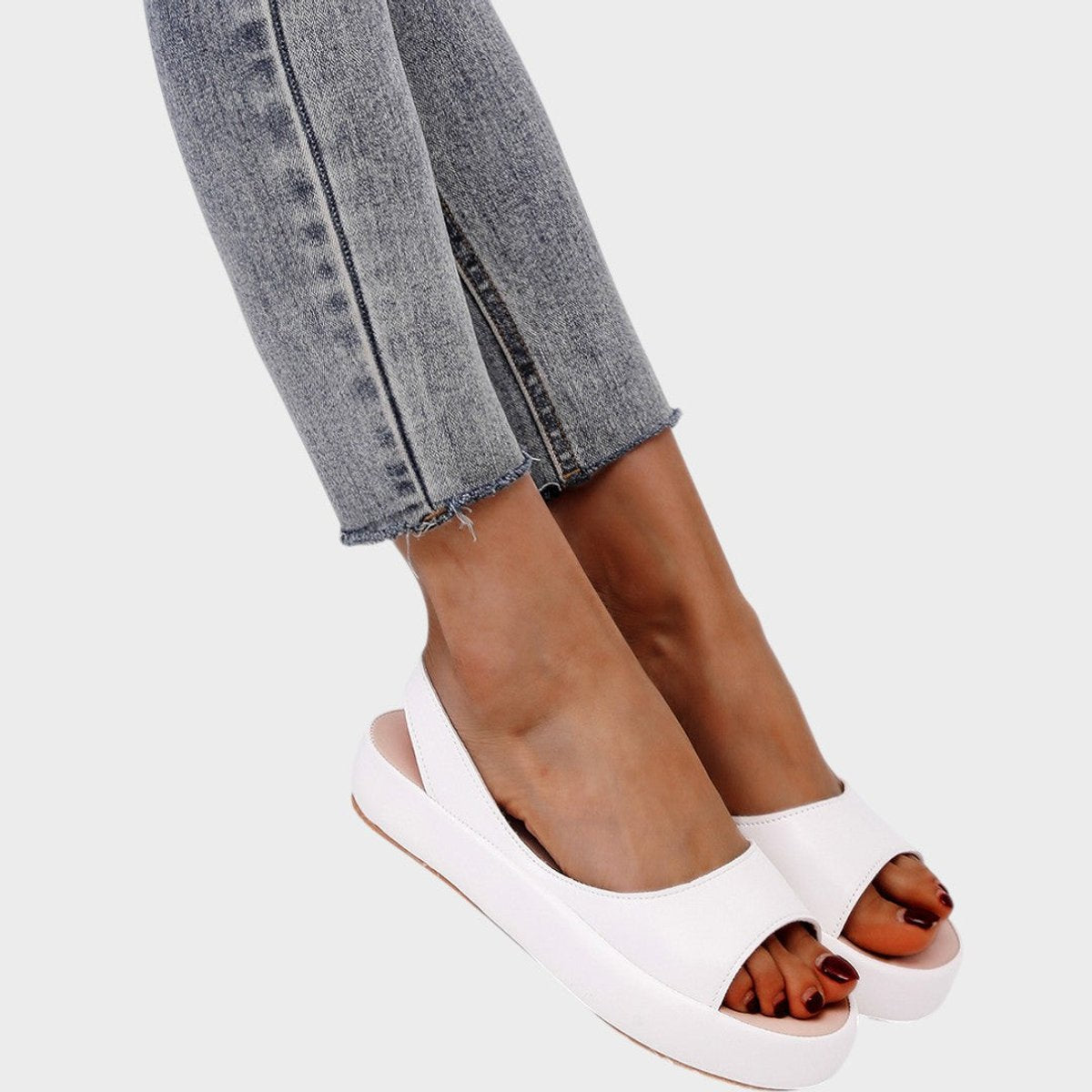 Women's Orthopedic Wedge Slip-On Open-Toe Sandals