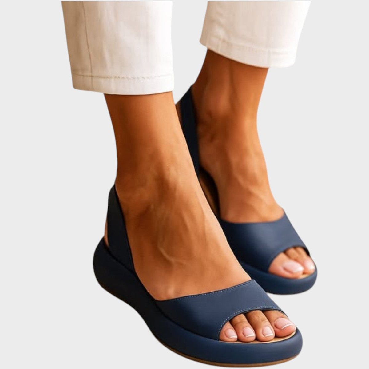 Women's Orthopedic Wedge Slip-On Open-Toe Sandals