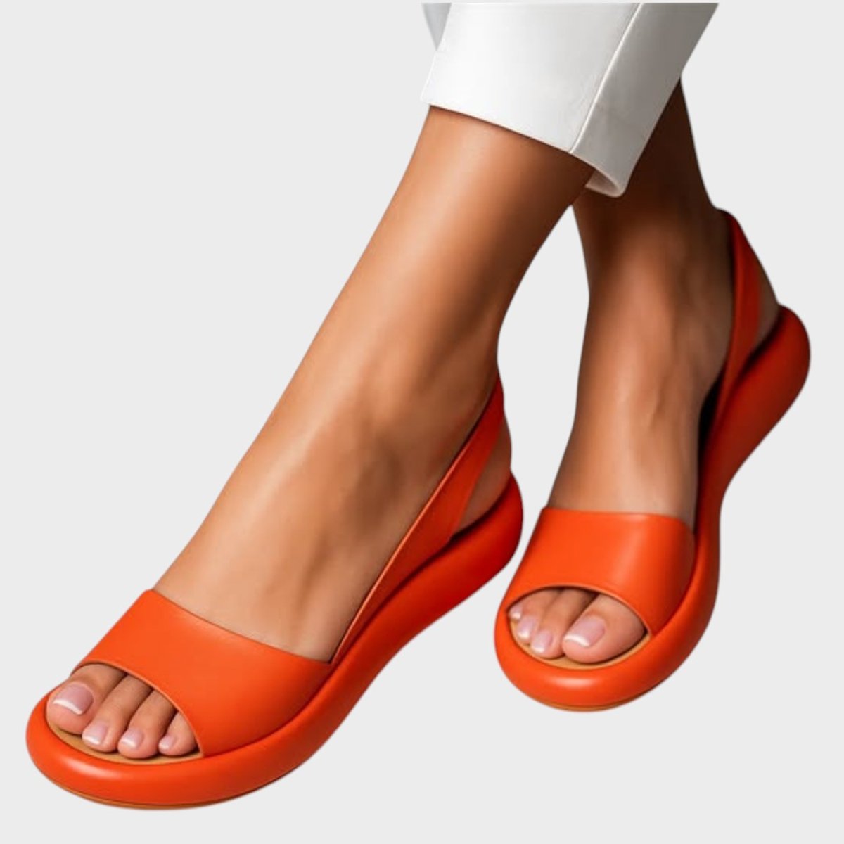 Women's Orthopedic Wedge Slip-On Open-Toe Sandals