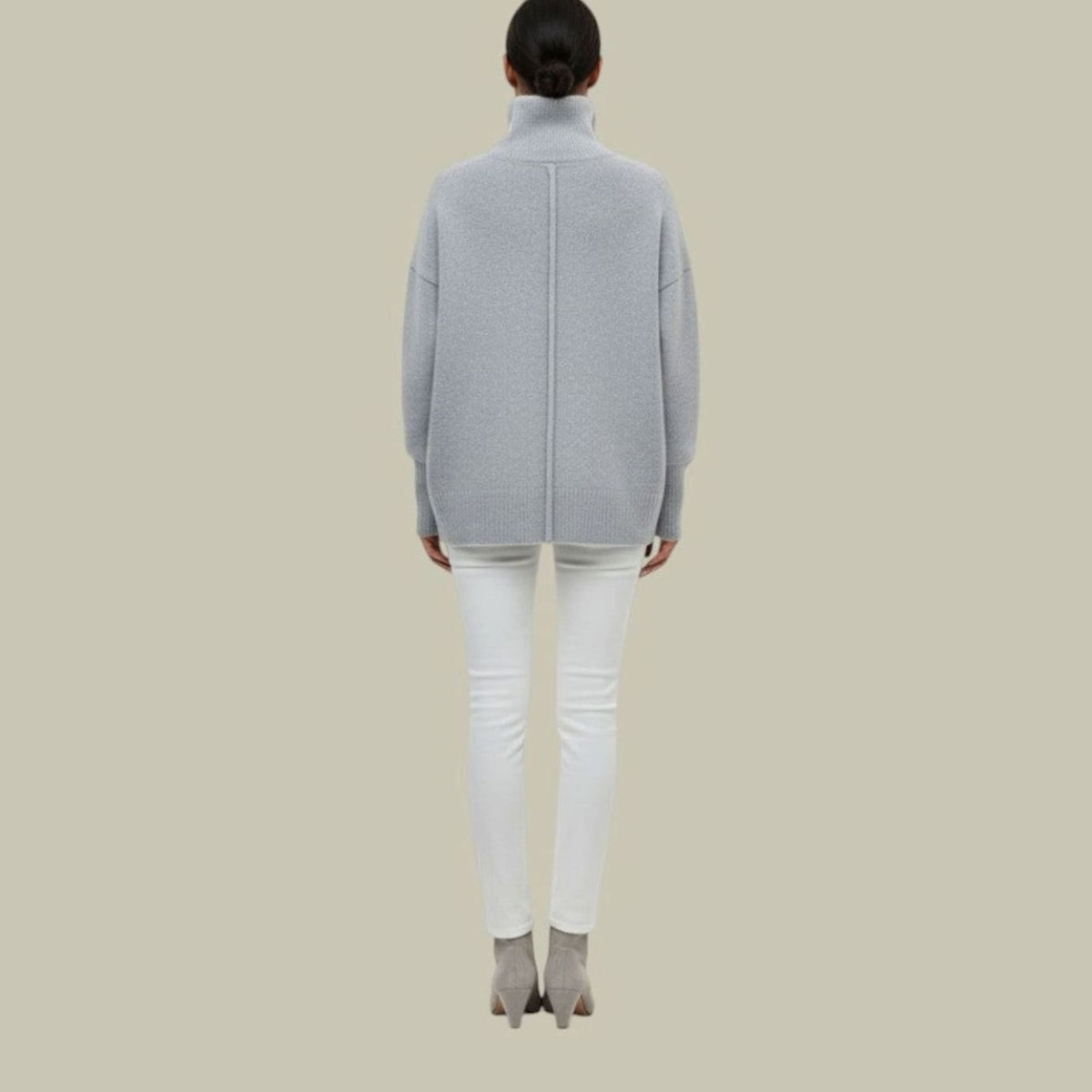 Women's Oversized Loose Fit Turtlenecks Cozy Knit Sweater