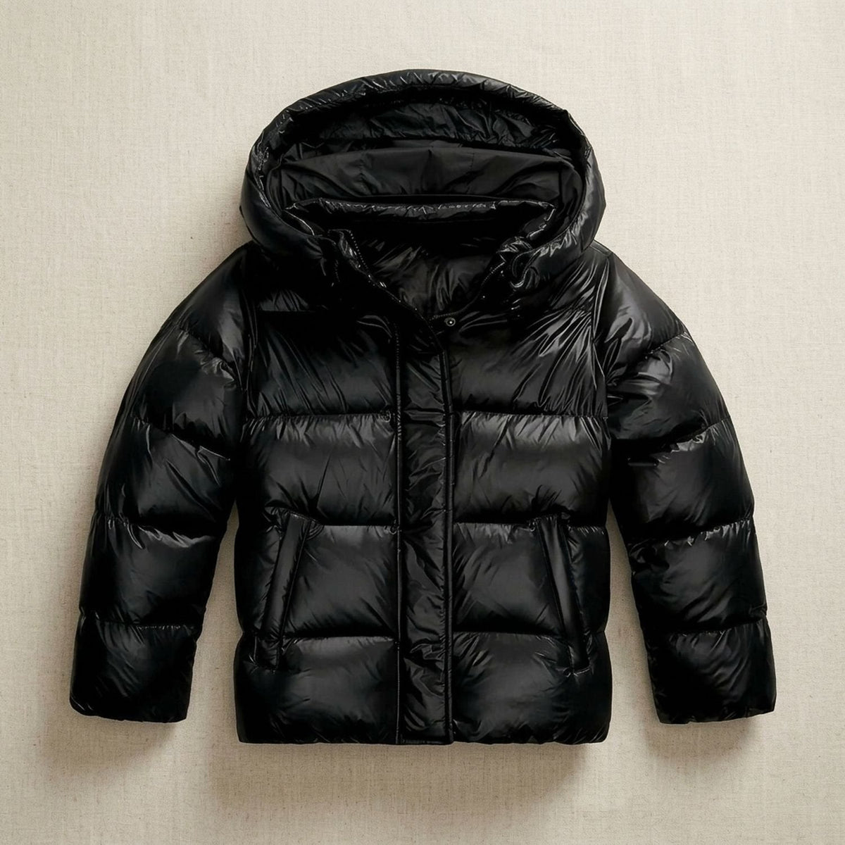 Sophia | Women's Quilted Hooded Puffer Winter Jacket Full-Zip