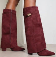 Red Suede Plush