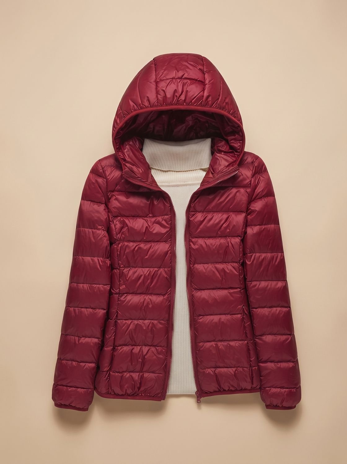 Evelyn | Women's Ultra-Light Hooded Quilted Winter Coat