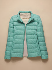 Turquoise Stand-Up Collar