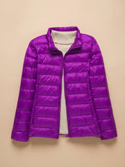 Purple Stand-Up Collar