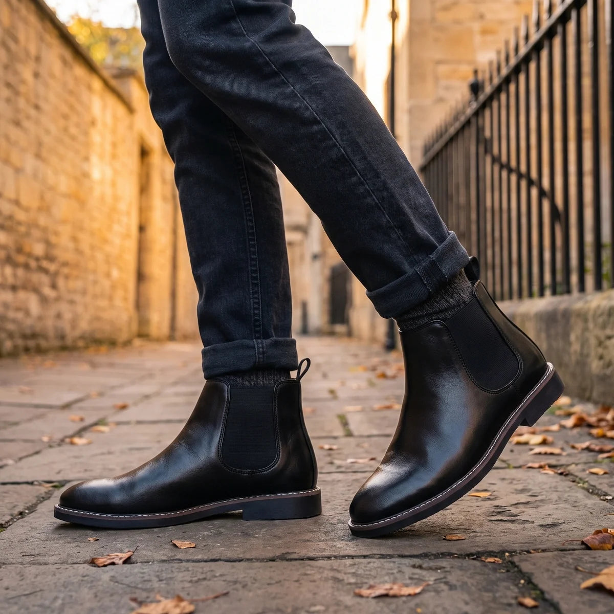 Wyatt Vegan Leather Chelsea Boots