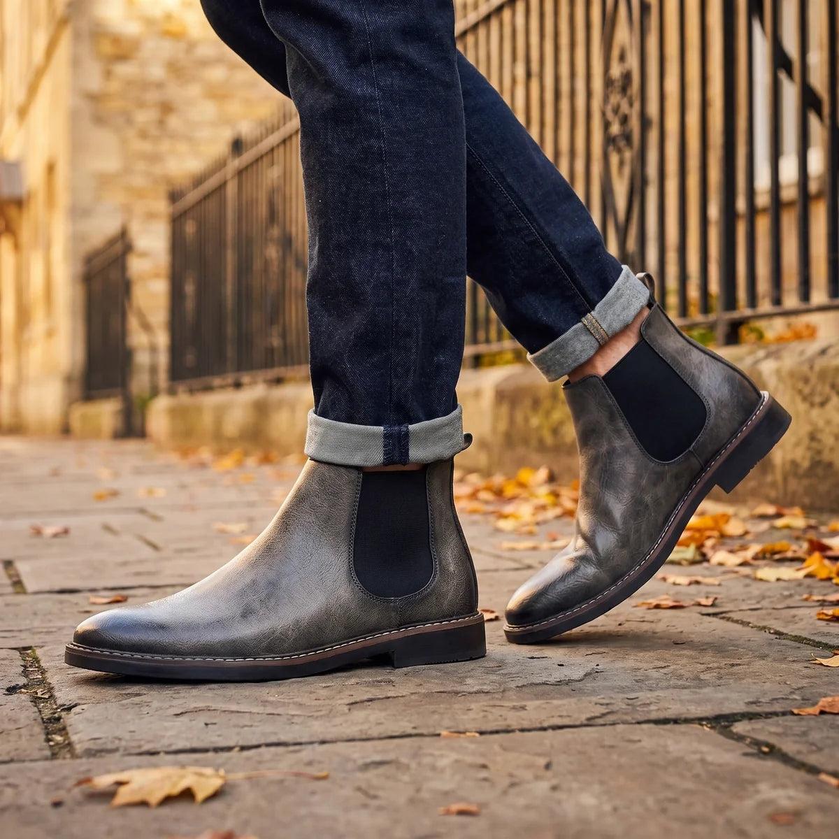 Wyatt Vegan Leather Chelsea Boots