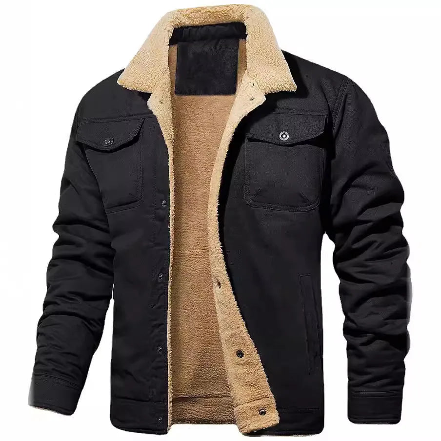 Wyche | Men's Sherpa Lined Bomber Jacket
