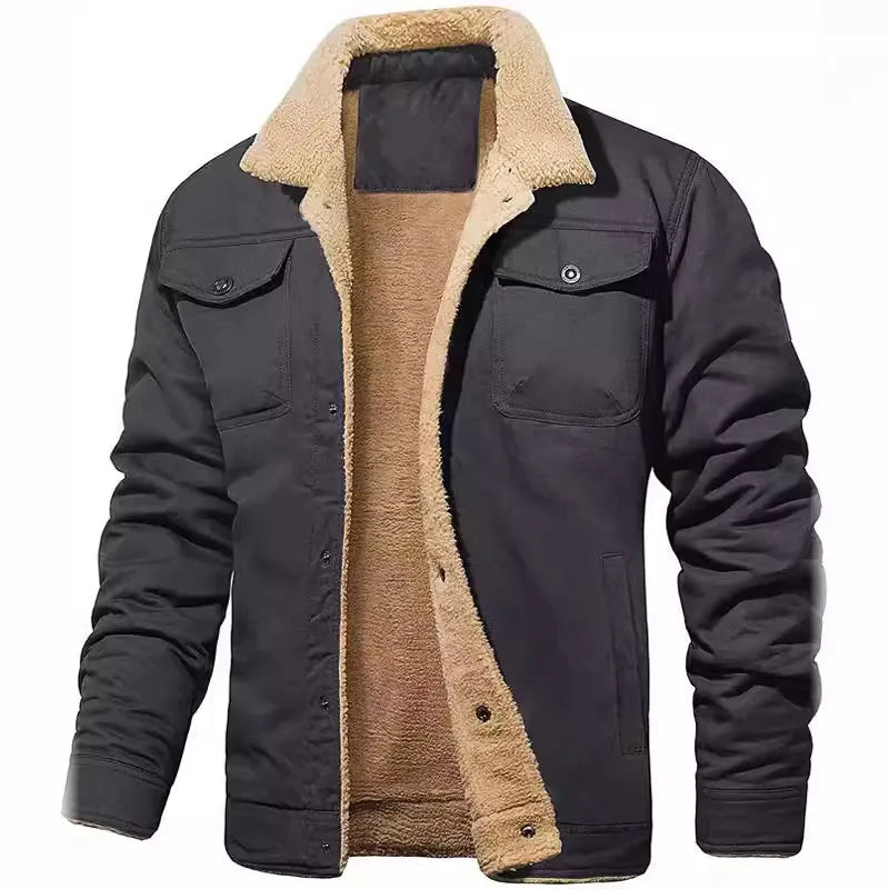 Wyche | Men's Sherpa Lined Bomber Jacket