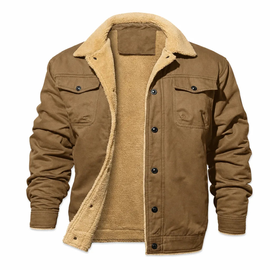 Wyche | Men's Sherpa Lined Bomber Jacket