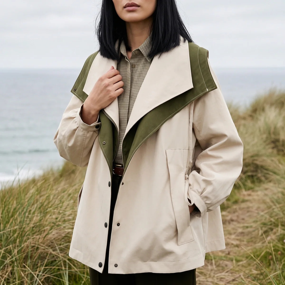 Wynne Double Layer Waterproof Windbreaker Jacket