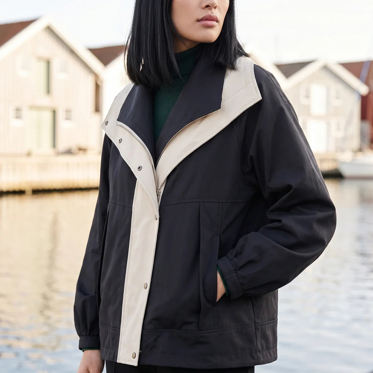 Wynne Double Layer Waterproof Windbreaker Jacket