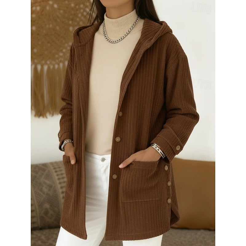 Women's Coat with Down Filling and Hood