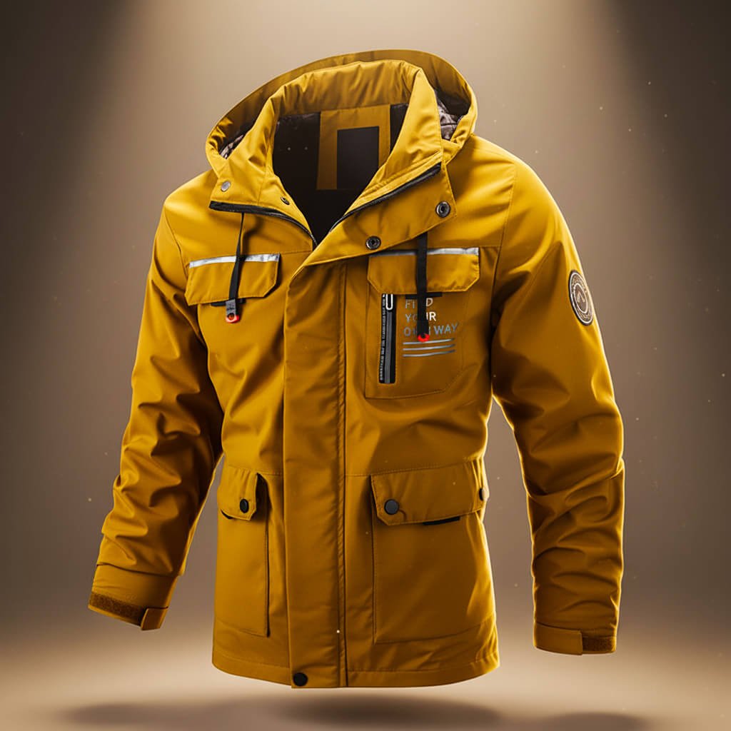 Evan | Mens Hooded Winter Jacket | Wind and Water-Resistant Shell, Smooth Lining | Navy, Black, Green and More XS-4XL