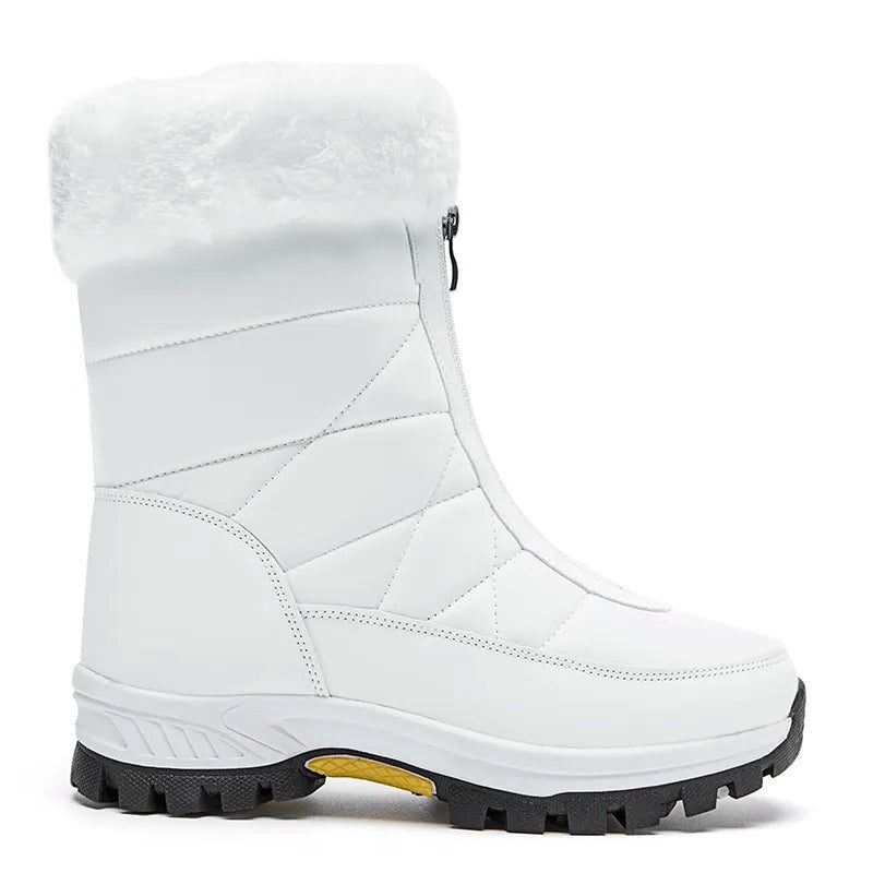 Zafira | Fur-Lined Winter Boots with Zip Closure for Women
