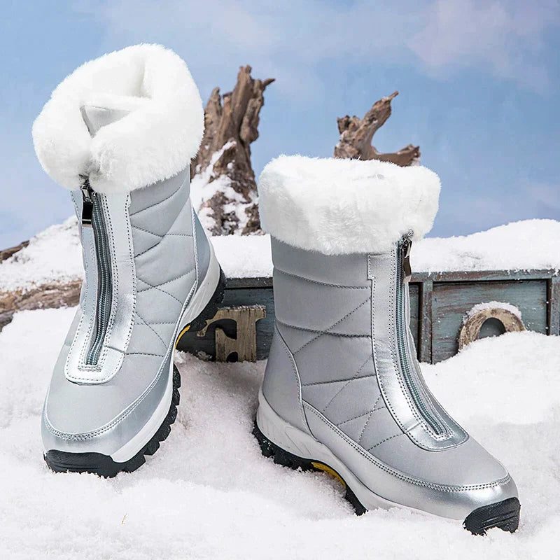Zafira | Fur-Lined Winter Boots with Zip Closure for Women